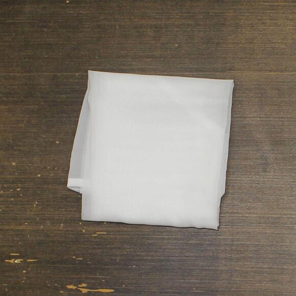 NEW Regal Home Voile Solid Rod Pocket Ascot Valance Ivory White 54" x 20" - Picture 4 of 7